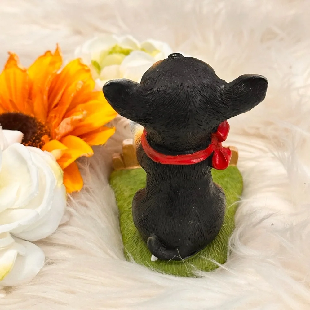 Dog and Ladybug Cell Phone Holder Stand Fir Desk or Counter NEW!